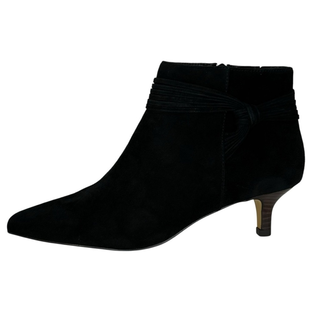 Bella Vita Jani Black Suede Leather Womens Booties Size 9N - Picture 4 of 11